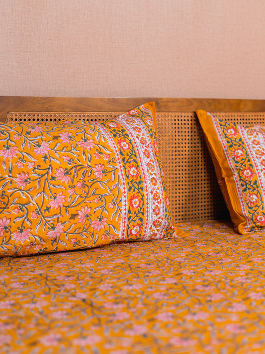 Hand Block Print Double Bedsheet