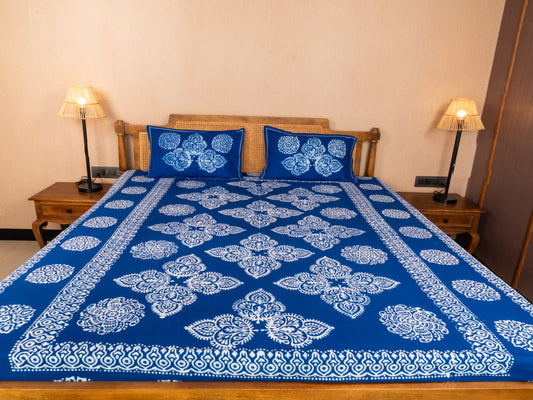 Batik Cotton Double Bedsheet