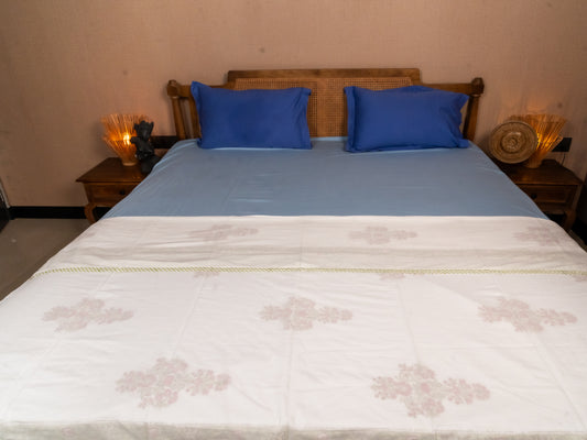 Hand Block Print Muslin Dohar - Single Bed