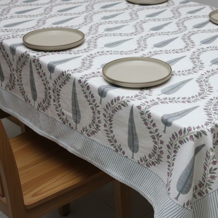 Hand Block Print Table Cover