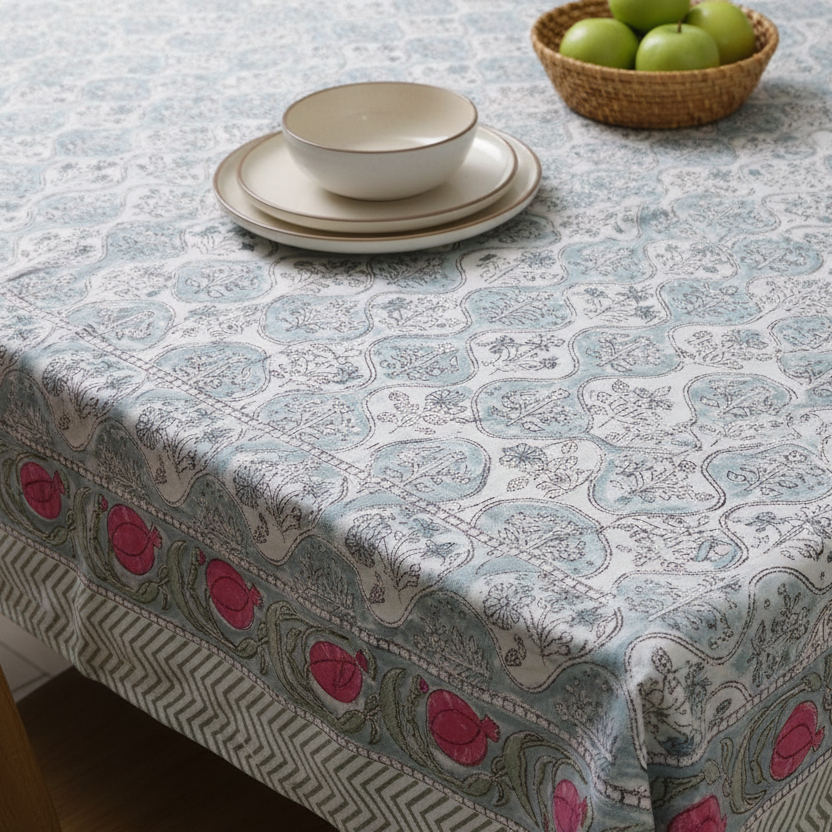 Hand Block Print Table Cover
