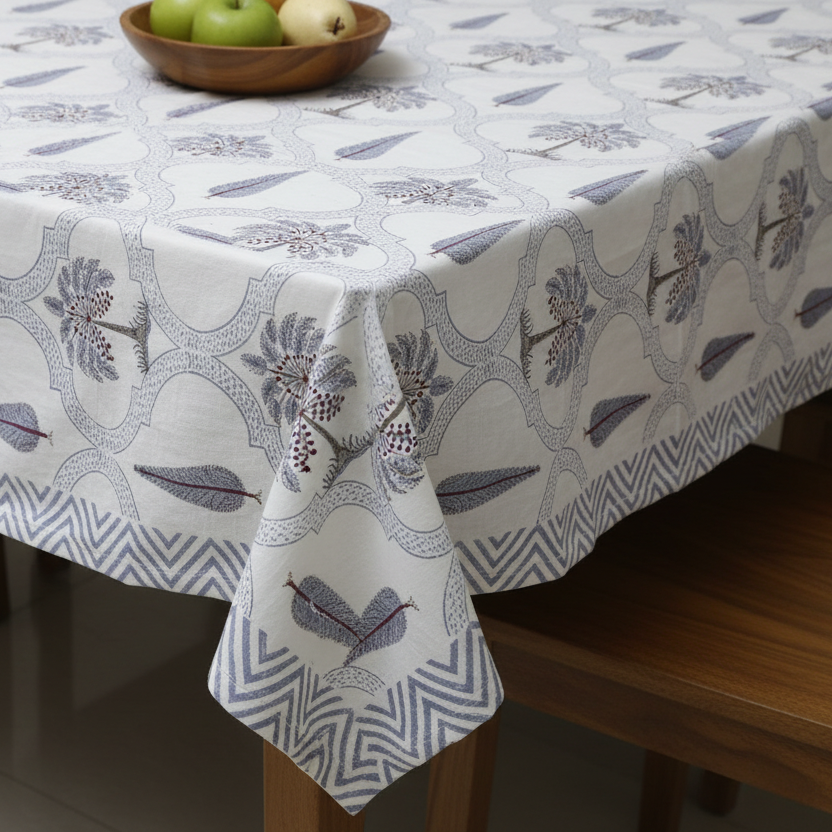 Hand Block Print Table Cover