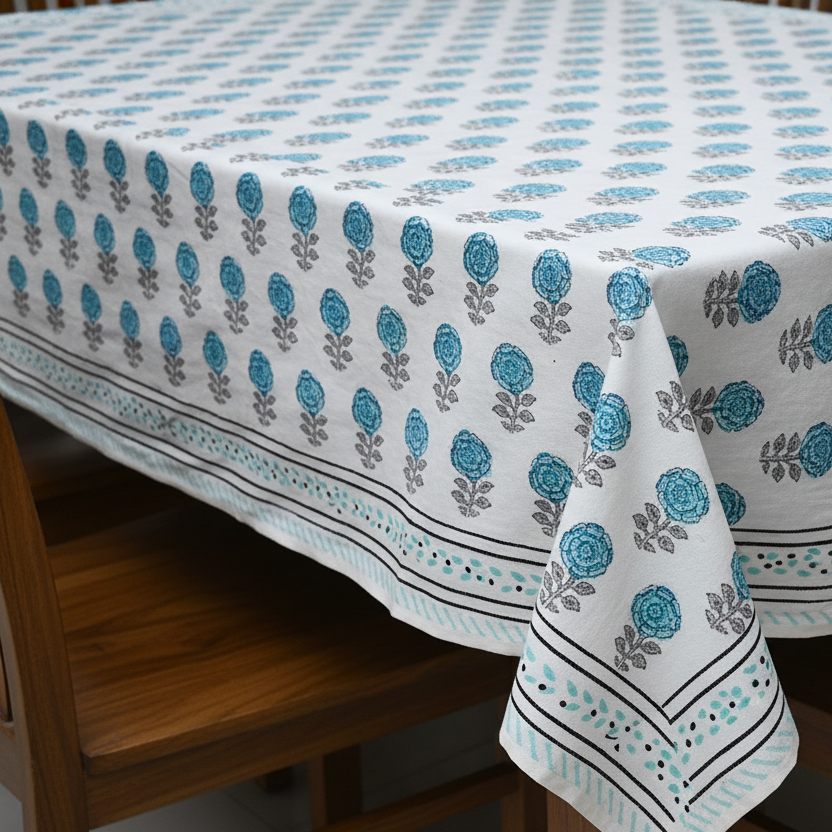 Hand Block Print Table Cover