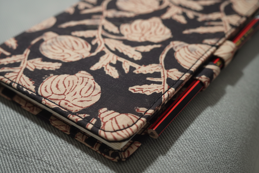 Craft Fabric Notebook (With Pen Holder)