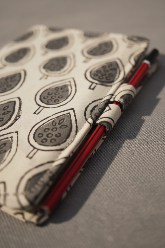Craft Fabric Notebook (With Pen Holder)