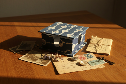 Craft Fabric Paperboard Keepsake Box
