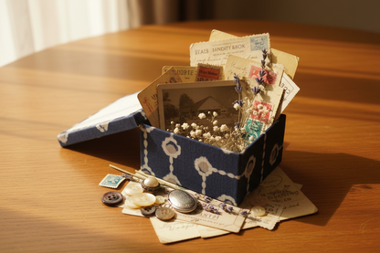 Craft Fabric Paperboard Keepsake Box