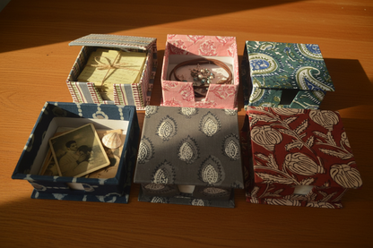 Craft Fabric Paperboard Keepsake Box