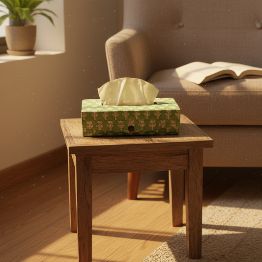 Craft Fabric Paperboard Tissue Holder
