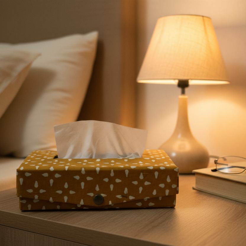 Craft Fabric Paperboard Tissue Holder