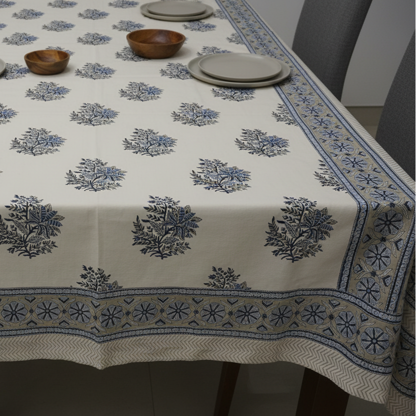 Hand Block Print Table Cover