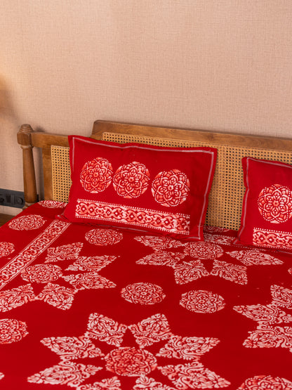 Batik Cotton Double Bedsheet
