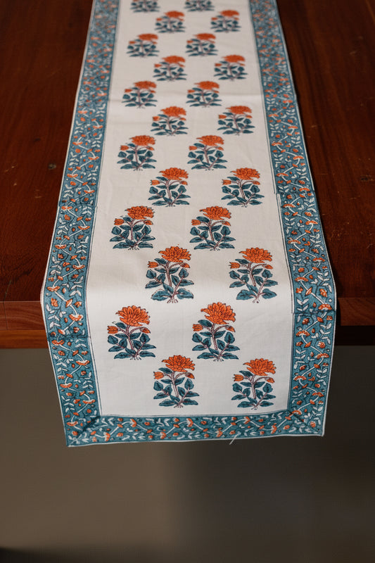 Hand Block Print Table Runner
