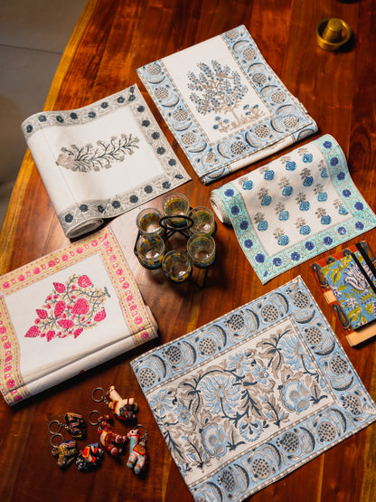 Hand Block Print Table Runner