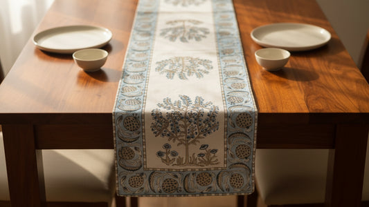 Hand Block Print Table Runner
