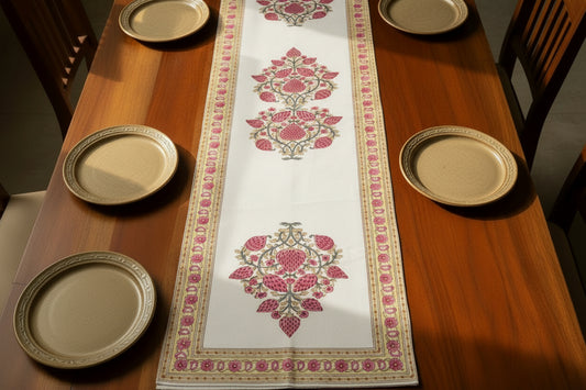 Hand Block Print Table Runner