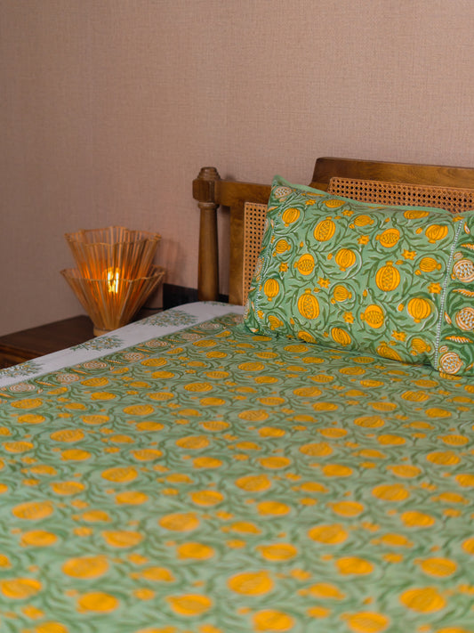 Hand Block Print Double Bedsheet