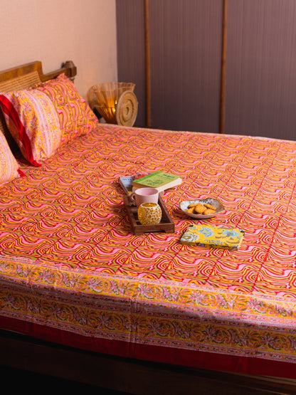 Hand Block Print Double Bedsheet