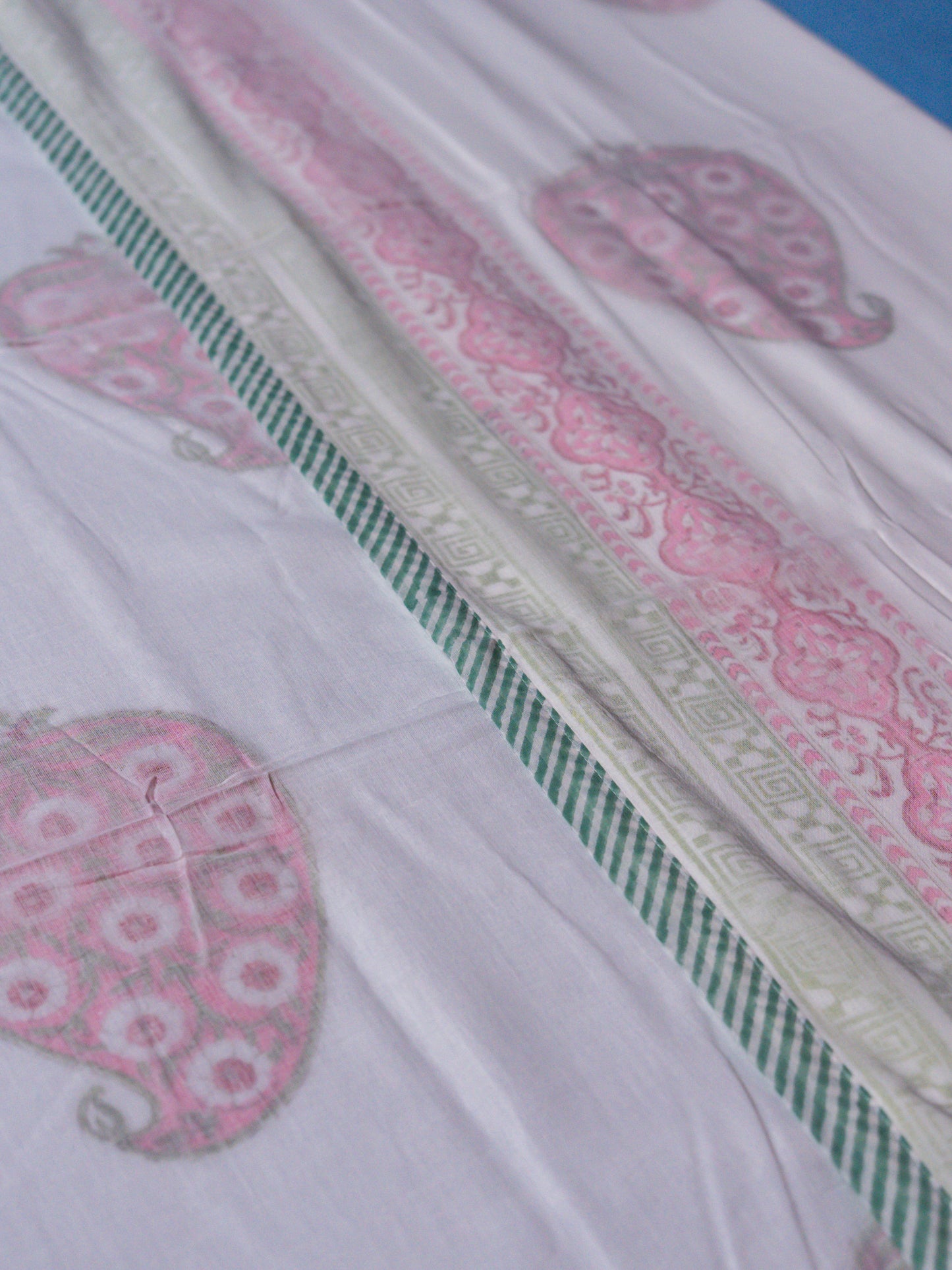 Hand Block Print Muslin Dohar - Single Bed