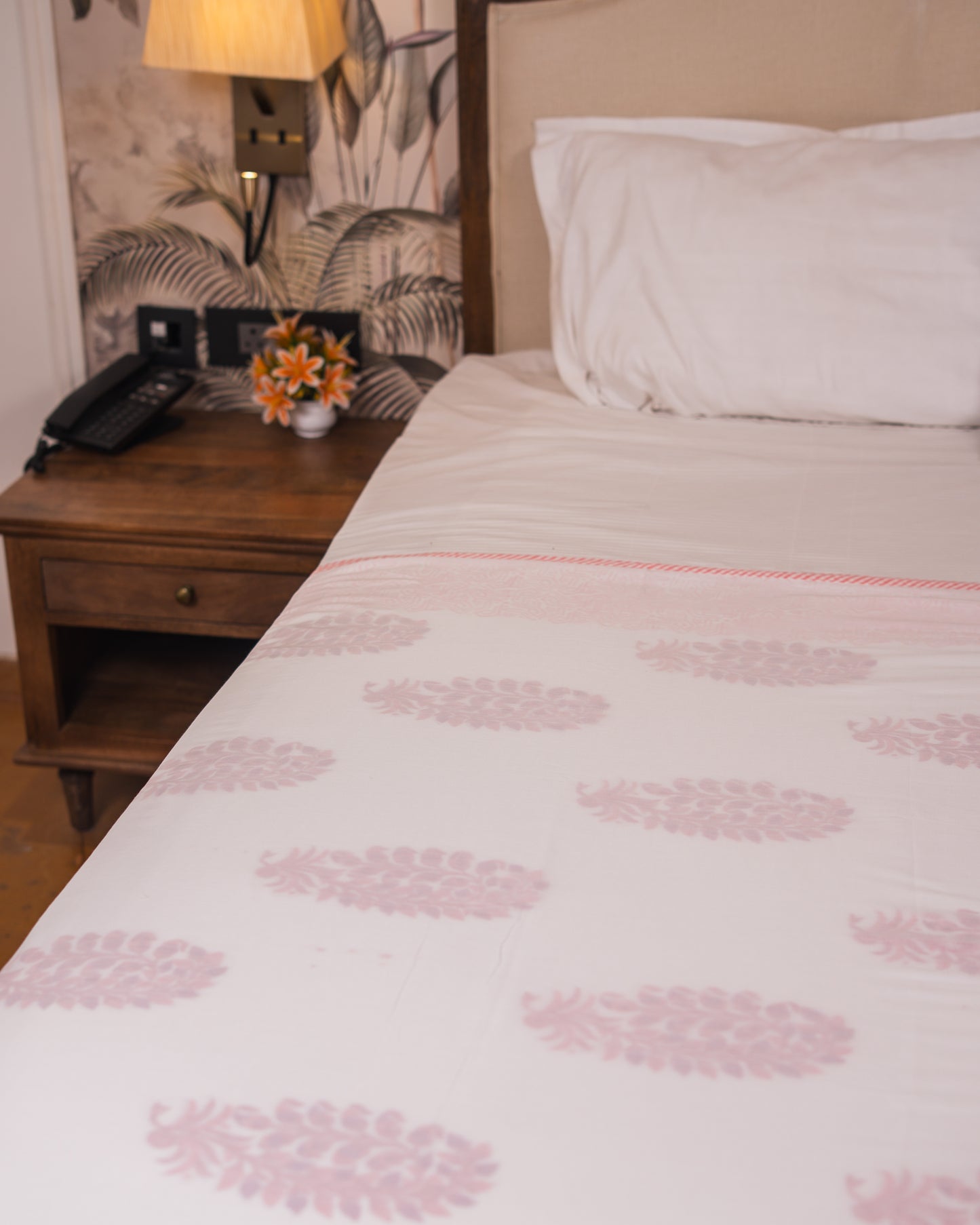 Hand Block Print Muslin Dohar - Single Bed