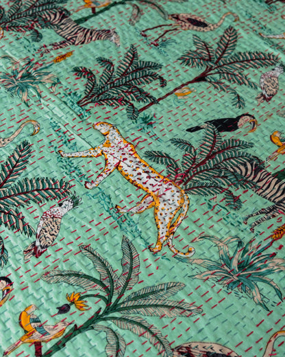 Kantha Hand-Stitched Bedspread