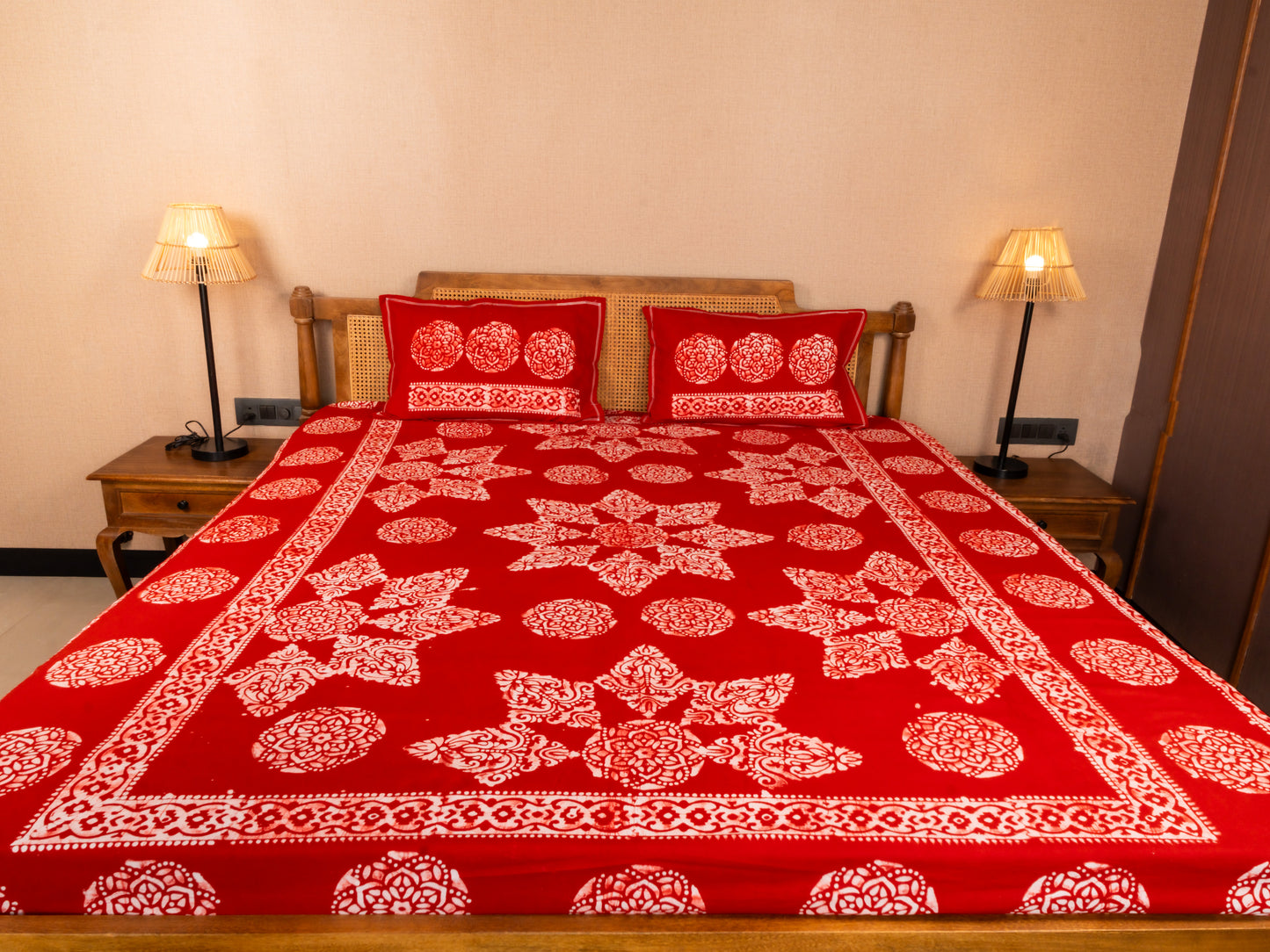 Batik Cotton Double Bedsheet