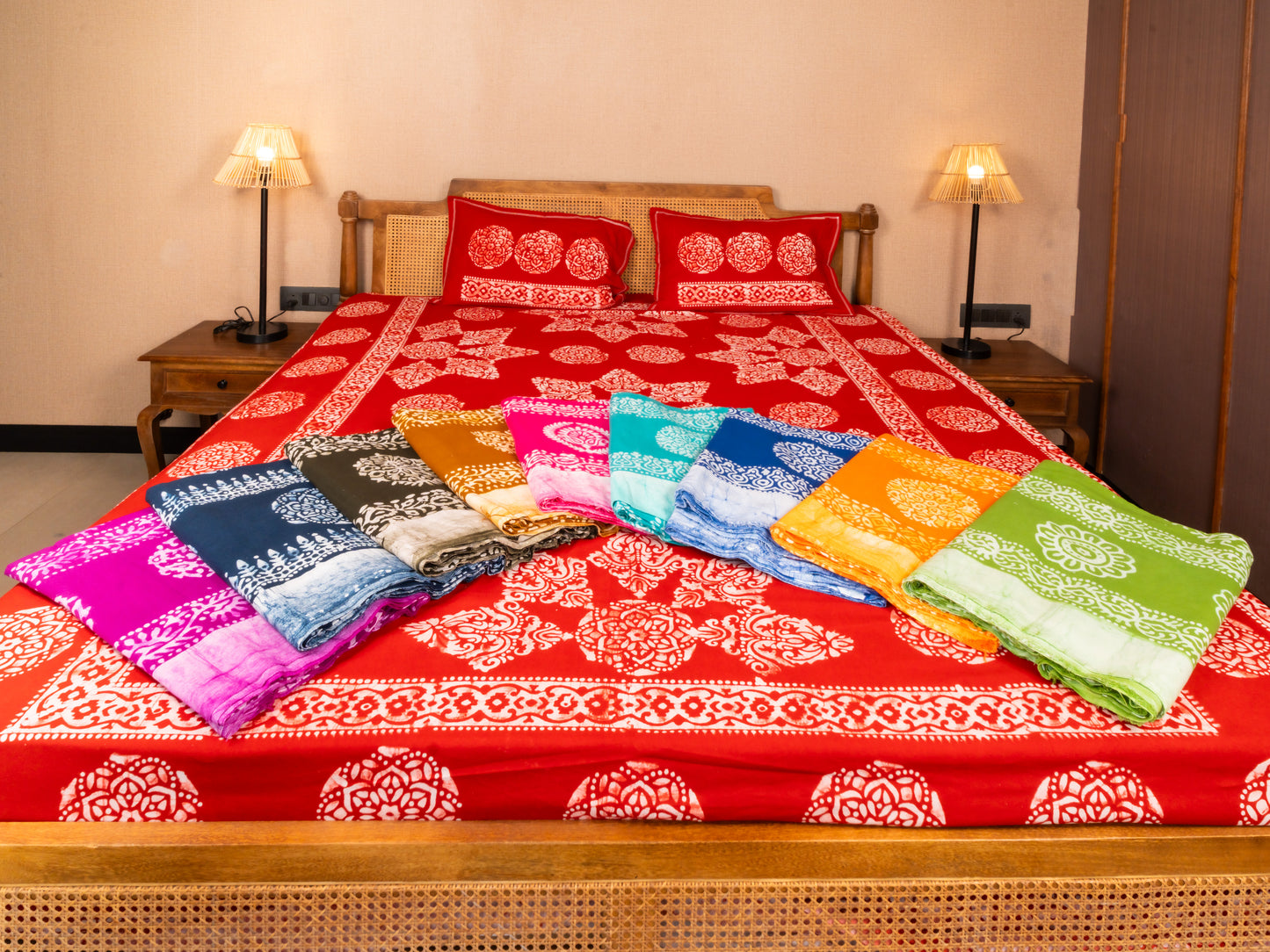 Batik Cotton Double Bedsheet