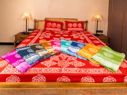 Batik Cotton Double Bedsheet