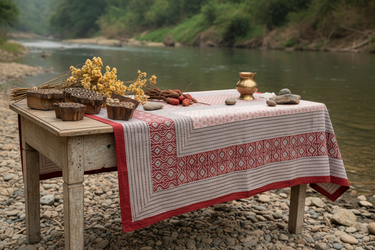 Bagh Print Table Cover