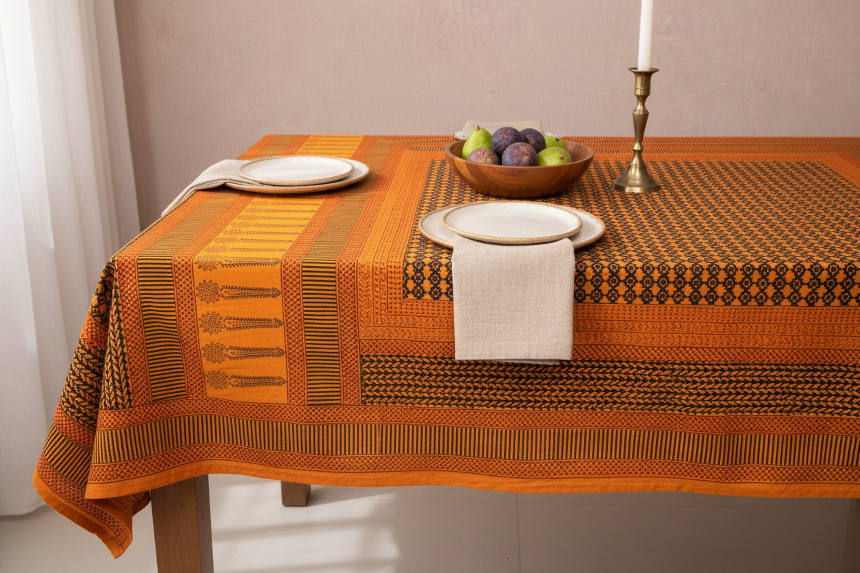 Bagh Print Table Cover