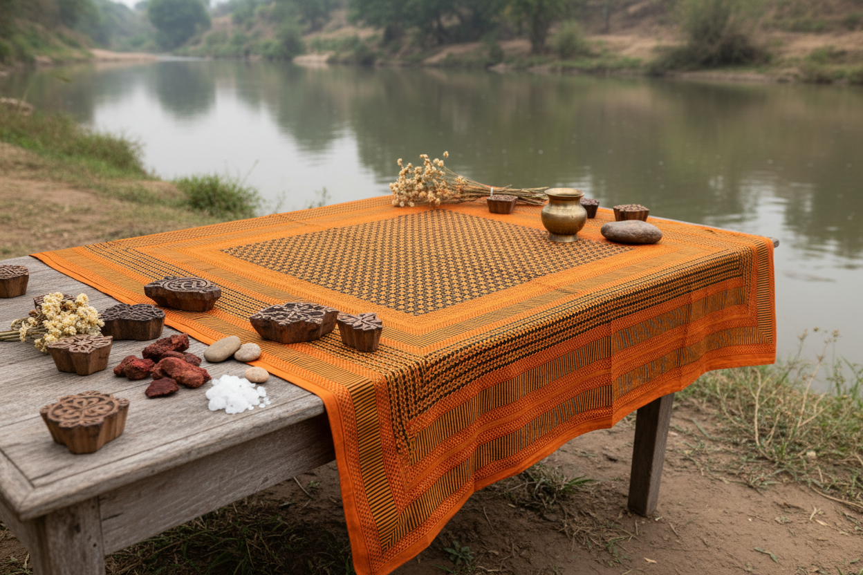 Bagh Print Table Cover