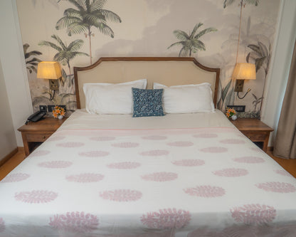 Hand Block Print Muslin Dohar - Single Bed
