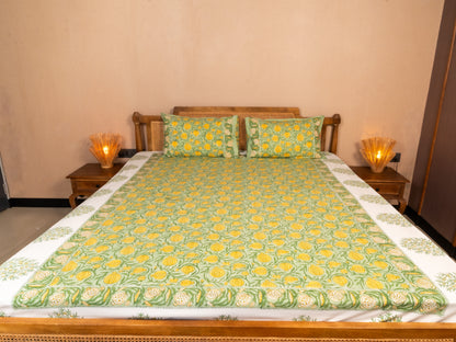 Hand Block Print Double Bedsheet
