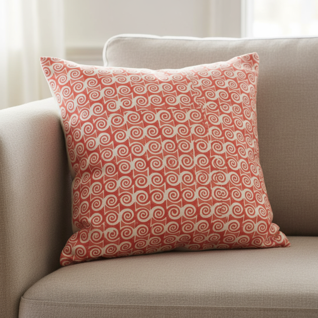 Close-up of Rang Chowk Jaipur Block Print showcasing intricate handcrafted detailing.