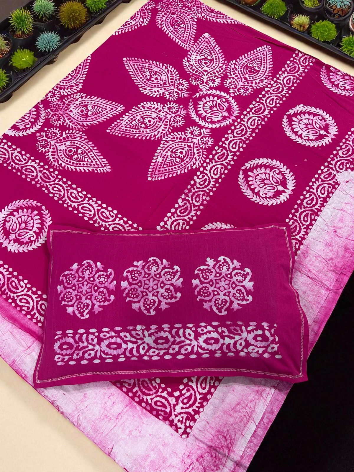 Batik Cotton Double Bedsheet