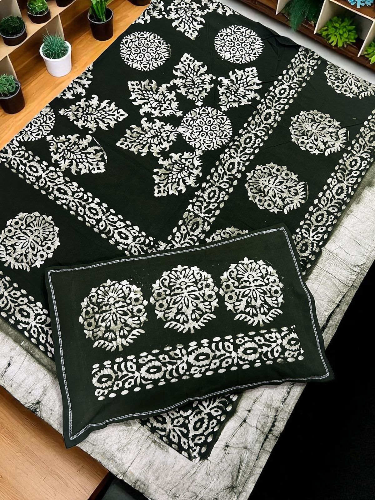 Batik Cotton Double Bedsheet