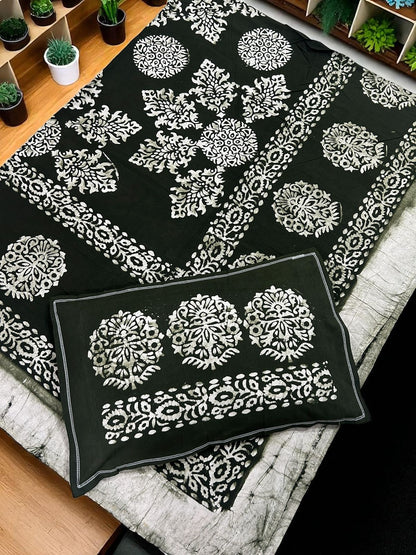 Batik Cotton Double Bedsheet