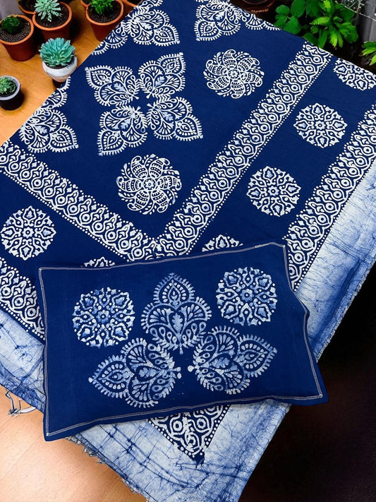 Batik Cotton Double Bedsheet