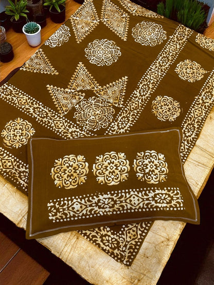 Batik Cotton Double Bedsheet
