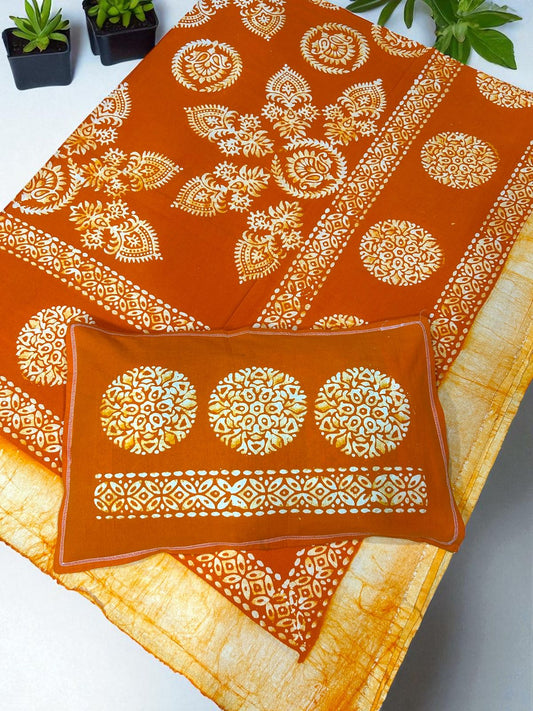 Batik Cotton Double Bedsheet