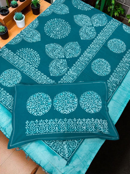 Batik Cotton Double Bedsheet