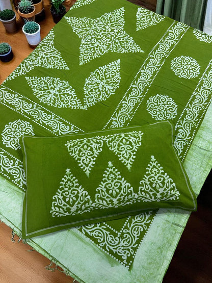 Batik Cotton Double Bedsheet