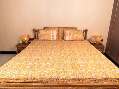 Hand Block Print Double Bedsheet