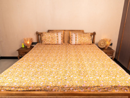 Hand Block Print Double Bedsheet
