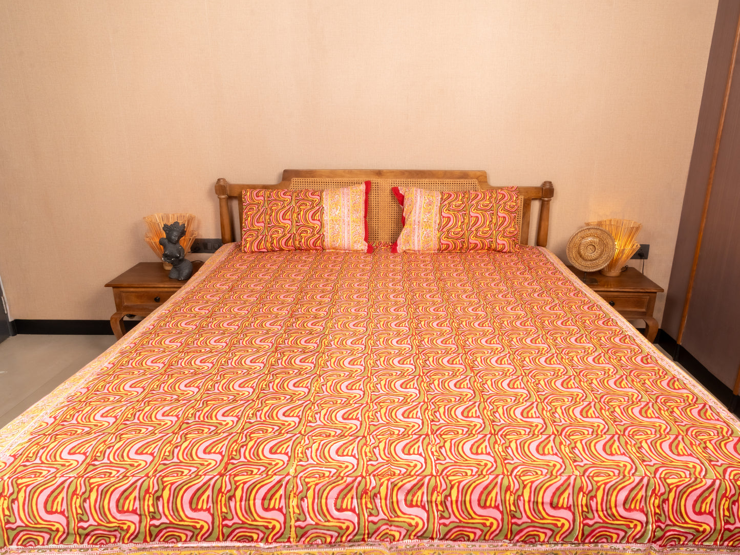 Hand Block Print Double Bedsheet