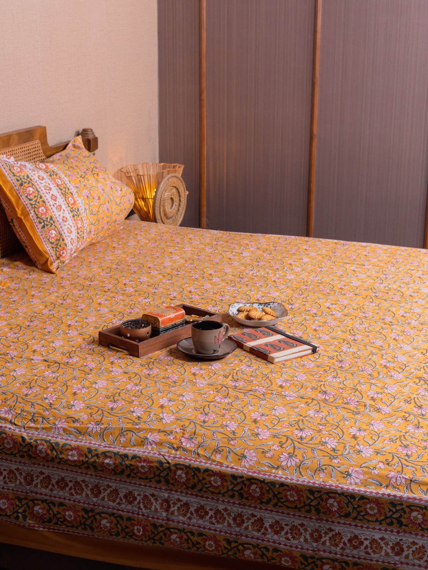 Hand Block Print Double Bedsheet